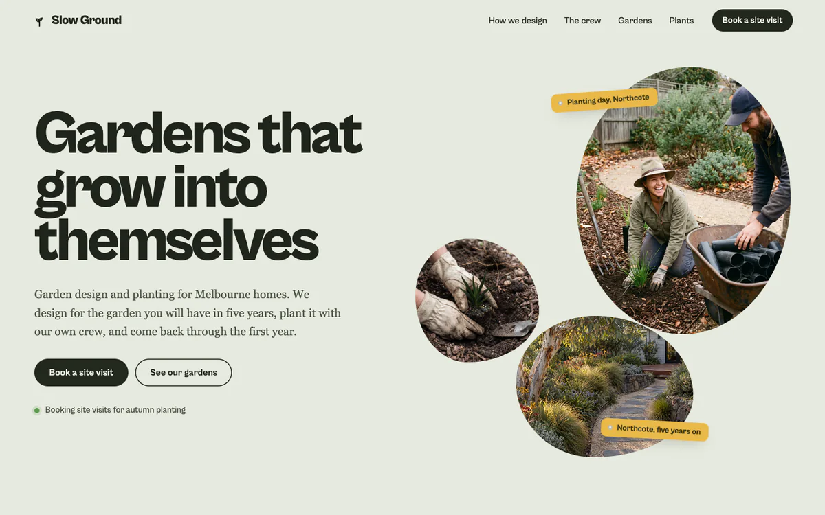 Slow Ground, a concept designed by Bartley Studio