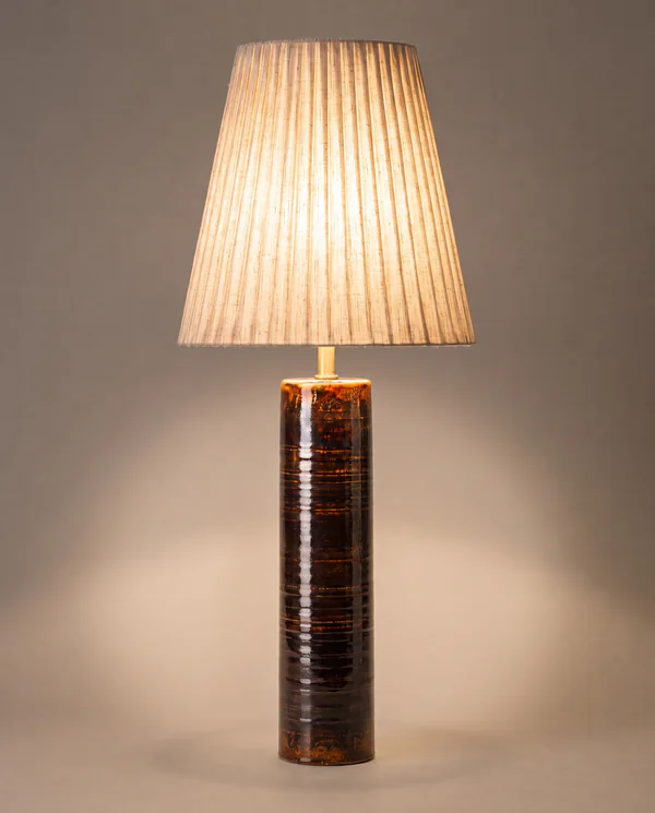 Column lamp: switched on