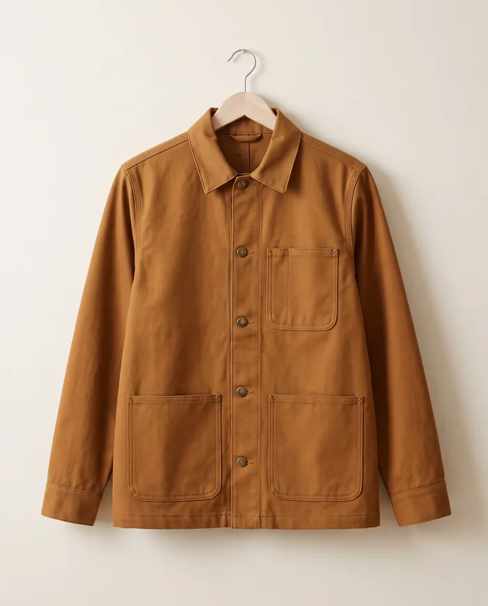 Carrington chore jacket: on a hanger