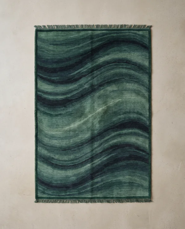 Kelp rug: from above