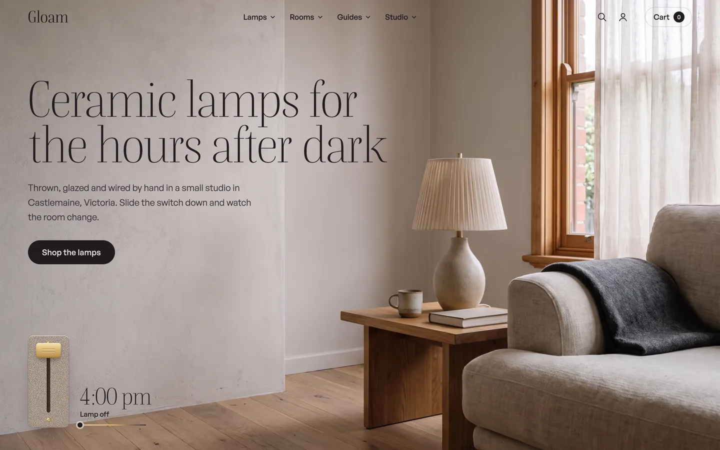 Gloam, a concept designed by Bartley Studio