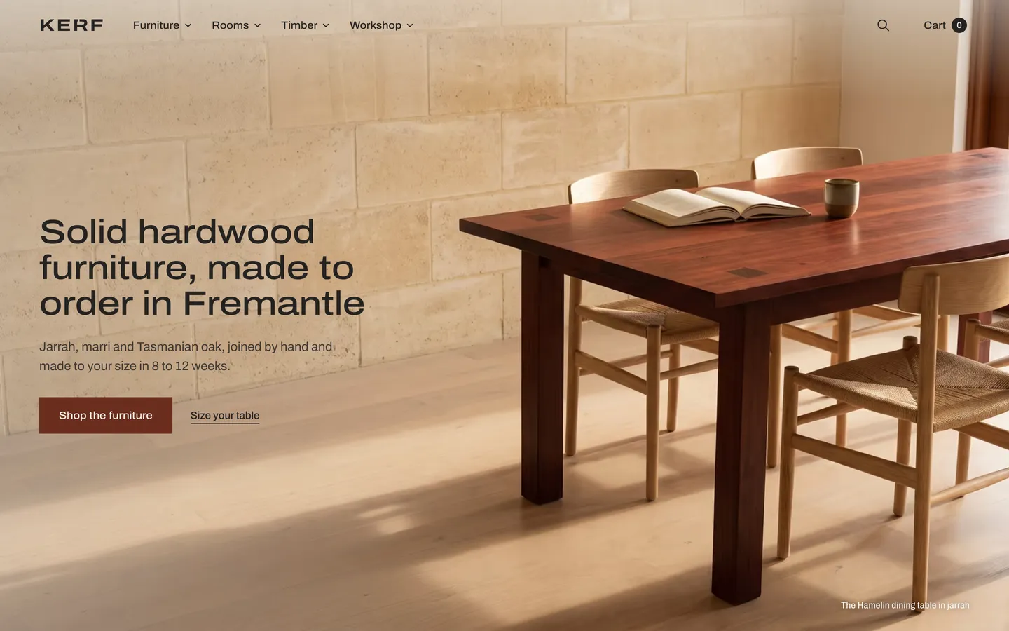 Kerf, a concept designed by Bartley Studio